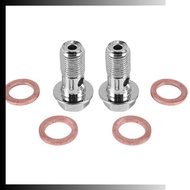 2x Motorcycle Stainless Brake Banjo Bolt M10 x 1.0mm Caliper Master Cylinder u1bhhrhds