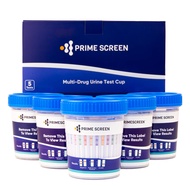 [5 pack] Prime Screen 14 Panel Urine Drug Test Cup - Instant Testing Marijuana (THC),OPI,AMP, BAR, B