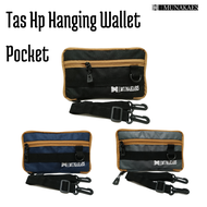 MUNNAKAES - Tas Selempang Pria/Wanita Slingbag Waitsbag Hanging Wallet Tas Hp bisa digantung di leher dengan banyak slot penyimpanan