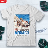 T-SHIRT 1963 Monaco Grand Prix Racing F1 TSHIRT DISTRO CLOTHES