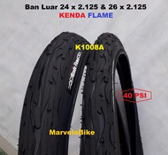 Ban Luar Sepeda 24 x 2.125 26 x 2.125 Kenda Flame K1008A