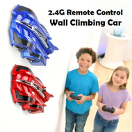 Wall climbing remote control stunt car 360° rotation wireless RC kids toy panjat dinding kereta kawalan jauh kanak kanak