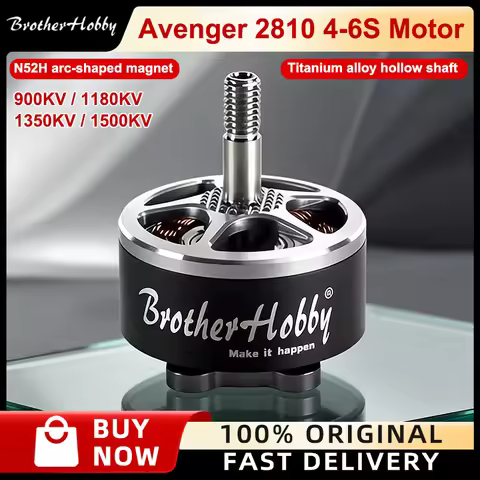Brotherhobby Avenger 2810 brushless motor 900KV 1180KV 1500KV 4-6S FPV racing machine long-range pow