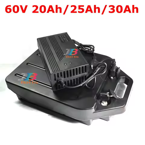 60V 30Ah Lithium ion battery 60v 20Ah 25Ah li ion battery + 3A charger