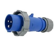 ปลั๊กตัวผู้แบบกลางทาง (IP67) 2P+E 3P/230V 6h