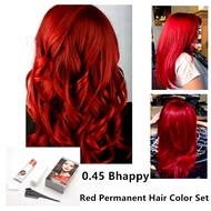 Beauty Red Permanent Hair Color Set - 0.45 Bhappy