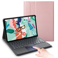 คีย์บอร์ดบลูทูธแบบสัมผัสเคสสำหรับ Samsung TabS10 FE 2025/แท็บ S9 FE 11 /แท็บ A9บวก/S9แท็บ/แท็บ S8 S7