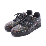【二手】路易威登LOUIS VUITTON運動鞋 LV × TM LV Trainer Line Monogram 顏色 Takashi Murakami 聯名款皮革運動鞋 男款