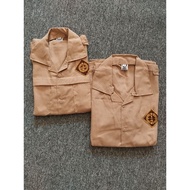 Girl's Long Scout Shirt School Uniform