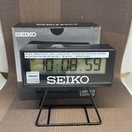 Seiko Clock QHL092K Black Digital Limited Edition Snooze Alarm Clock QHL092