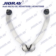 JIORAY Pair Front Upper Suspension Control Arm Straight For Audi A6 4F2 4FH 4F5 A6L C6 4E0407505B 4E