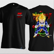 Dragon Ball Anime T-Shirt Z ANM-69 Super Saiya Dragonball Vegeta Shirt Black 24s