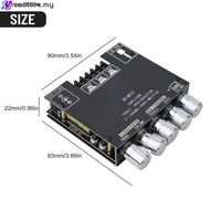 [Super] ZK-MT21 AUX -compatible Power AmplifierBoard 2.1 Channel Module for DIY [Ready Stock]