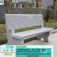 Get 7% coupon+gift】ia Marble Stone Table and Chair Outdoor Courtyard Park Bar Chair Granite Stone Be