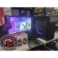 PC SET Ryzen 3 2200G and Ryzen 5 5600G | Am4 Mobo| 8GB DDR4  | 256Gb SSD | 19" LED MONITOR