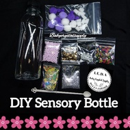 DIY Sensory Bottle Kit 自作感官瓶 for sensory play by Babycrystalsupply