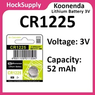 Koonenda CR1225 Battery Lithium Battery 3V 1225 [FAST SHIP OUT]