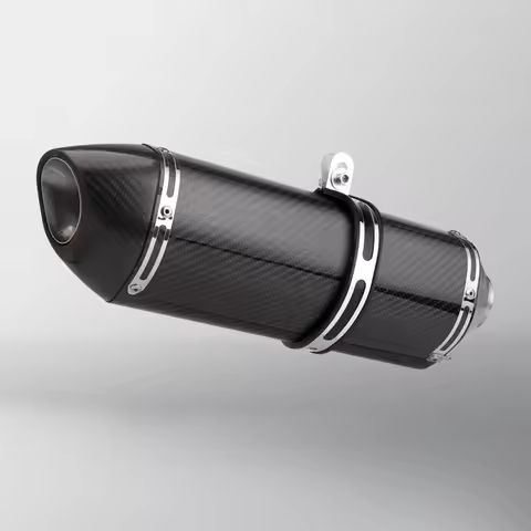 Universal 51MM motorcycle exhaust R77 muffler with DB Killer For MT09 MT07 R3 ZX4R ZX6R Z400 CBR500R