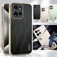 For Lenovo Legion Y70 2026  Case Electroplate Brushed Pattern Phone Cover For Lenovo Legion Y70 2026