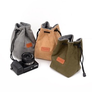 Micro Single Camera Bag Suitable for Sony Canon SLR Fuji a6400 a7m3 Camera Bag Flannel Bag Liner Bag