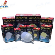 J&Flash หลอดไฟ LED 9W 12W 15W 18W 25W 35W 45W 65W 105W แสงขาว แสงเหลือง มอก. หลอดไฟแม่ค้า หลอด LED ห