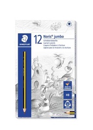Noris Learner's pencil 三角特粗鉛筆 HB, 4mm 119HB (新舊包裝隨機發貨)
