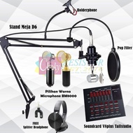 sale PROMO Paket Lengkap Full Set Microphone Condenser BM8000 dan