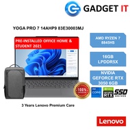 LENOVO YOGA PRO 7 14AHP9 83E30003MJ / 83E30004MJ LAPTOP (RYZEN 7 8845HS,16GB DDR5X,1TB SSD,RTX 3050 