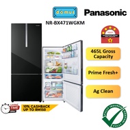 Panasonic Refrigerator 2 Door Inverter 465L Fridge Bottom Mount Freezer Peti Sejuk Peti Ais 2 Pintu 冰箱 NR-BX471WGKM