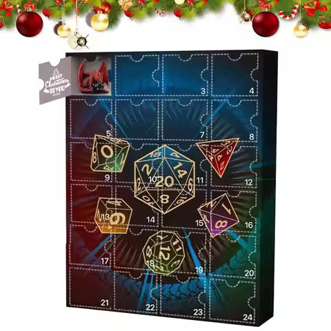 2024 Christmas Advent Calendar Dungeons Advent Calendar Miniature Game Figures Set Countdown Calenda