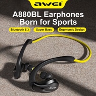 Awei A880BL Bluetooth Earphone Super Bass Noise Cancelling Earbuds Sports Earpiece With Mic