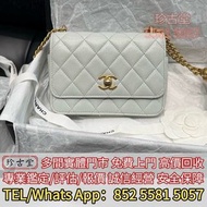 回収 香奈兒/CHANEL 23S 灰色woc包，名牌手袋，包包，單肩包，錢包，CHANEL香奈兒，HERMES愛瑪仕，LV路易威登，Dior迪奧，Gucci古馳，BottegaVeneta葆蝶家，P