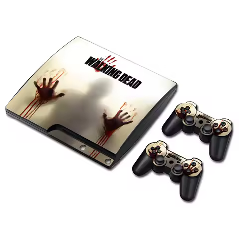 Camo Console For ps3 slim Stickers 2 Cover console controller