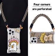 Cartoon Phone Case Minimalist Shockproof Anti-Scratch Cover for iphone 15 iphone 15 pro iphone 15pro