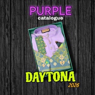 ELRAH EXCLUSIVE NEW DESIGN BAJU MELAYU DAYTONA 2026 SLIM FIT (CATALOGUE PURPLE) FREE SAMPIN - FREE B