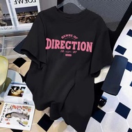 MERAH New Summer Short Sleeve T-shirt/Creative Pink Letters/Korean Style Women's T-shirt/Korean Style Loose T-shirt/Korean Style Women's Cute T-shirt/Women's Top/Women's Top/Latest Women's Top/Short Sleeve Women's Top Big T-Shirt Top