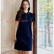 ladies France fashion dress plain stretch polo dress plain color small to plus dress / LKG dress Dre