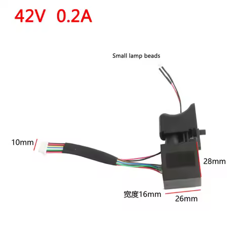 Electric Drill Switch Adjustable Controller Brushless Cordless Drill Trigger Switch 42V 0.2A For FA2