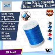 V Club Archery Bow String Serving Thread - 120m High Strength Polyethylene