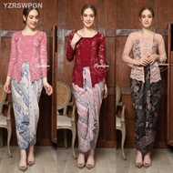 【NEW stock】❀(TOP + INNER) Kebaya Lace Bali Tanpa Pario | Kebaya Bali | Baju KEBAYA INDONESIA | KEBAYA HITAM | BLACK | By