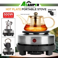 Hot Plate Electric Stove Cooker Portable Stove Camping Moka Pot Stove Dapur Masak Elektrik Coffee Cooker Travel Stove 電爐