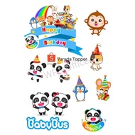 BABY BUS/ Topper Baby bus Custom Name/ Cake Decoration Baby Bus Theme