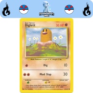 Diglett #047/102 Base Set Vintage 1999 Pokémon TCG