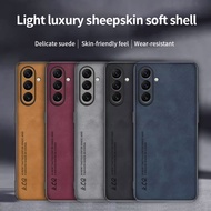 A56 A36 A26 Vintage Business Suede Leather Phone Case For Samsung Galaxy A56 A36 A26 A16 A06 A 56 36