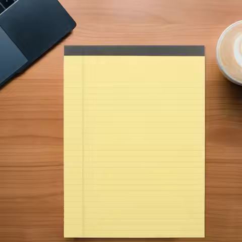 4Pcs A4 Notepads Thick Paper Smooth Writing Lined Note Pads for Office School Notepad Legal Pads Lin