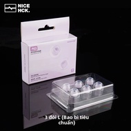 NICEHCK P03 Đầu Tai Bằng Silicon Lỏng Mũ Tai Nghe Thay Thế Mềm Mại Bền Trong Suốt Cho NX8 SE Rockies