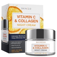 VitaminC&CollagenFaceMoisturizer–HydratingAntiAgingNightForUneven&Dry,SkinTightening&FineLineSmoothi