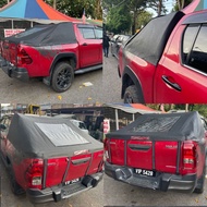 CANVAS COVER HILUX VIGO DAN REVO / TUTUP BELAKANG KERETA 4X4 DARI HUJAN PANAS