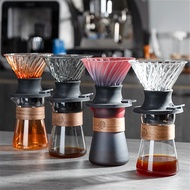 Glass Immersion Coffee Dripper Adjustable coffee dripper Glass Pour Over Coffee Maker