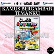 (SI)KAMUS BERGAMBAR TEMANKU  | BAHASA MALAYSIA - BAHASA INGGERIS - BAHASA ARAB - JAWI 2024/2022/2021